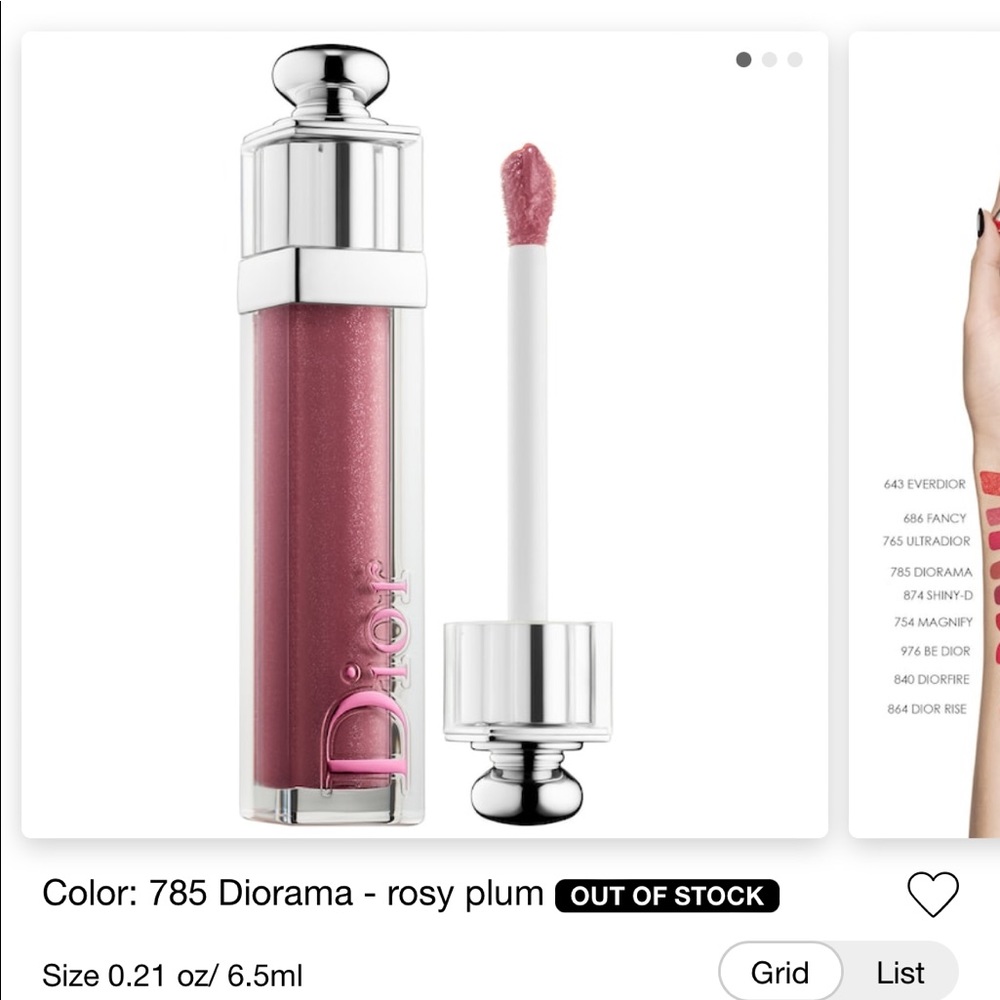 NIB Dior Addict stellar gloss in 785 Diorama
